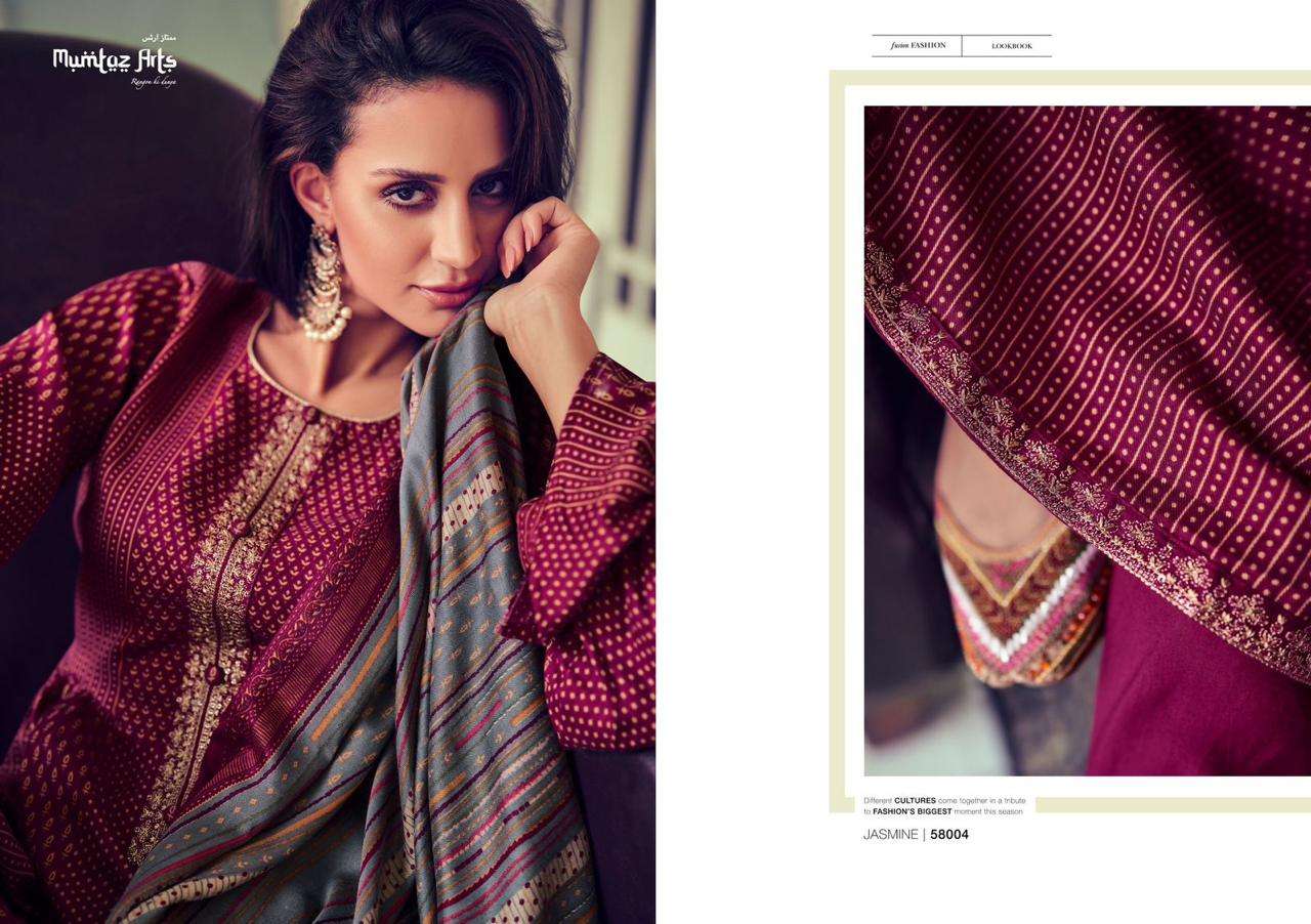 mumtaz art jasmine pashmina regal look salwar suit catalog