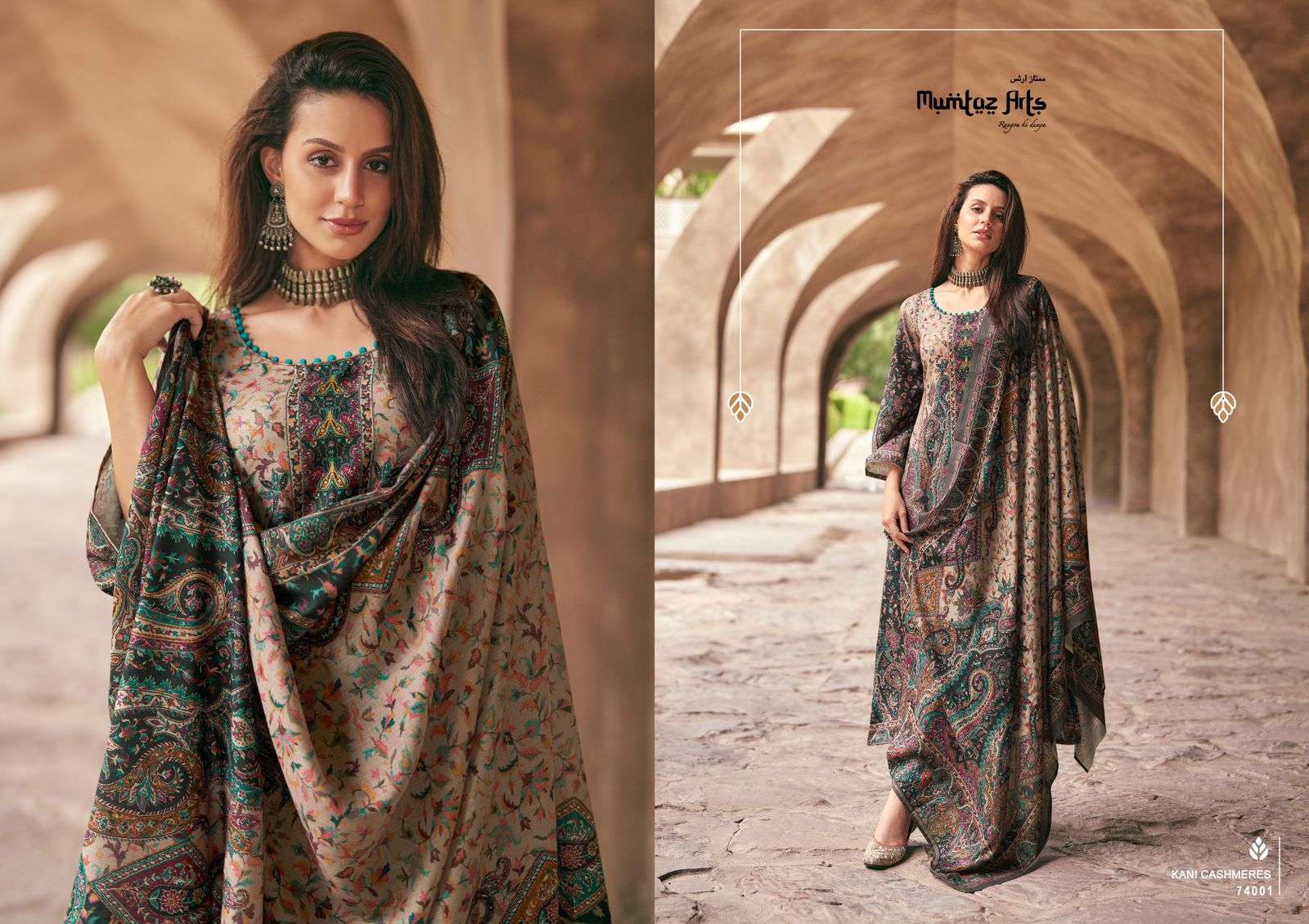 mumtaz art kani cashmere pasmina viscose regal look salwar suit catalog