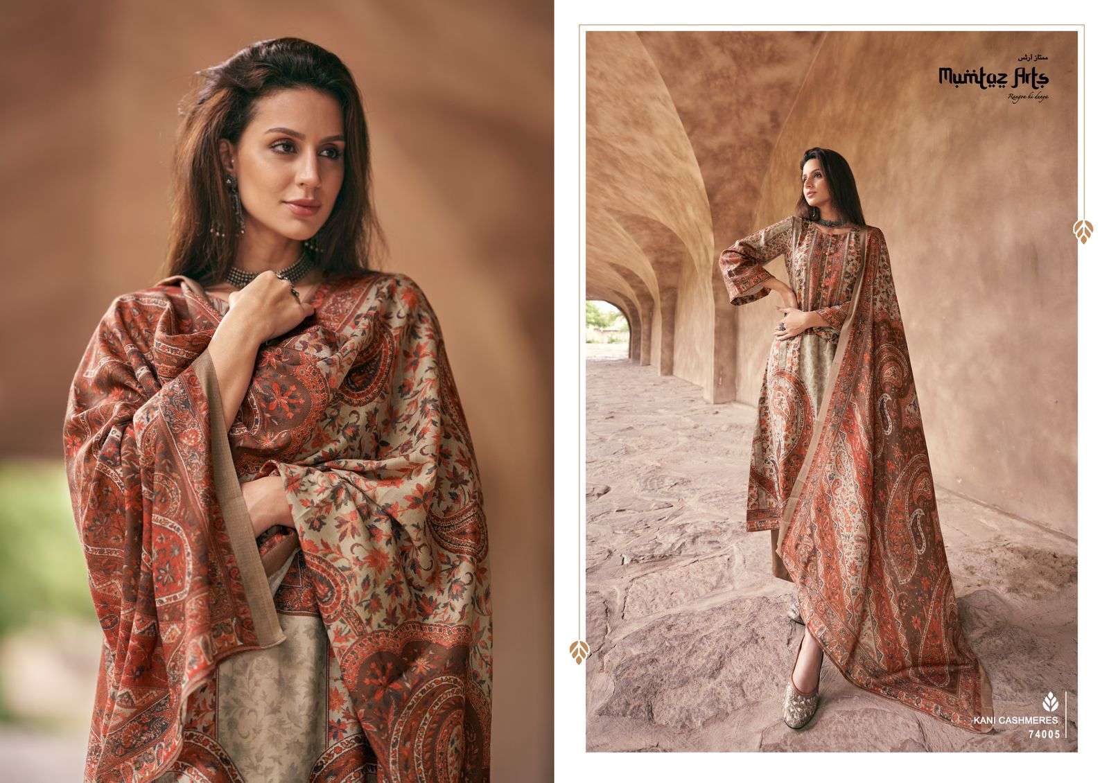 mumtaz art kani cashmere pasmina viscose regal look salwar suit catalog