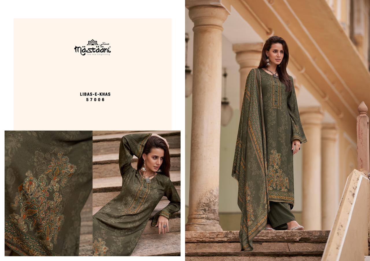 mumtaz art mastaani libas e khas viscose pashmina exclusive print salwar suit catalog