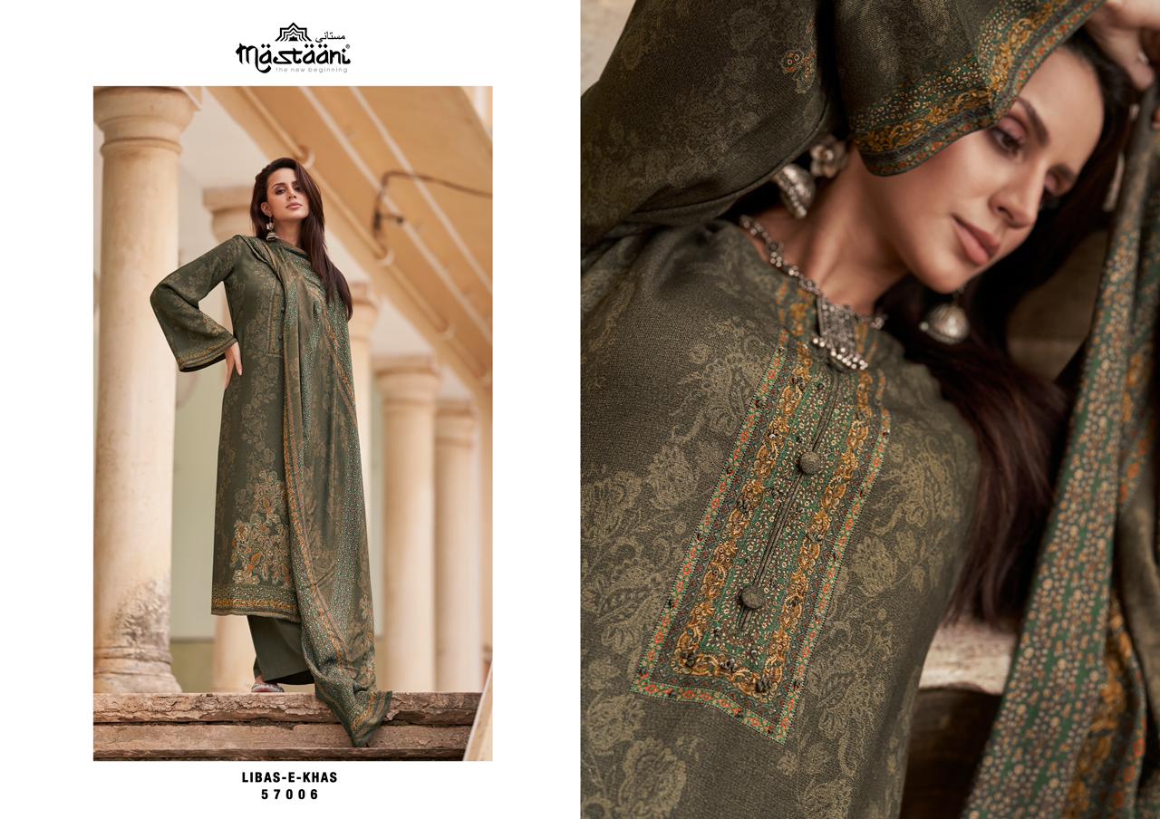 mumtaz art mastaani libas e khas viscose pashmina exclusive print salwar suit catalog