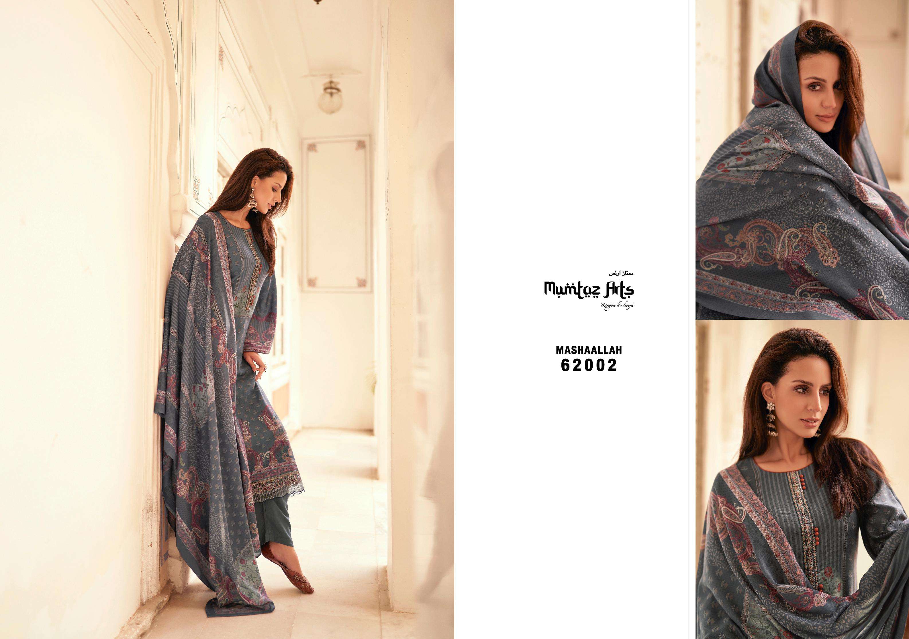 mumtaz arts jmashallah pure viscose pashmina exclusive print salwar suit catalog