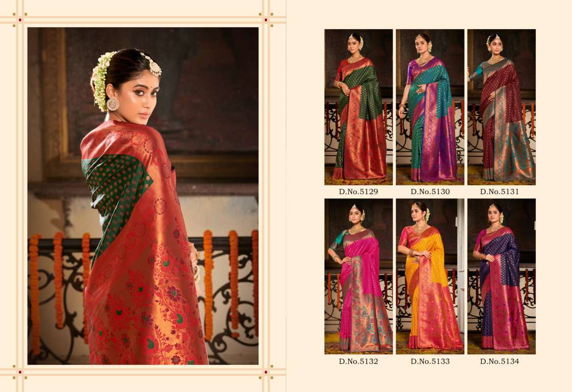 sangam prints shringaar banarsi silk elegant saree catalog