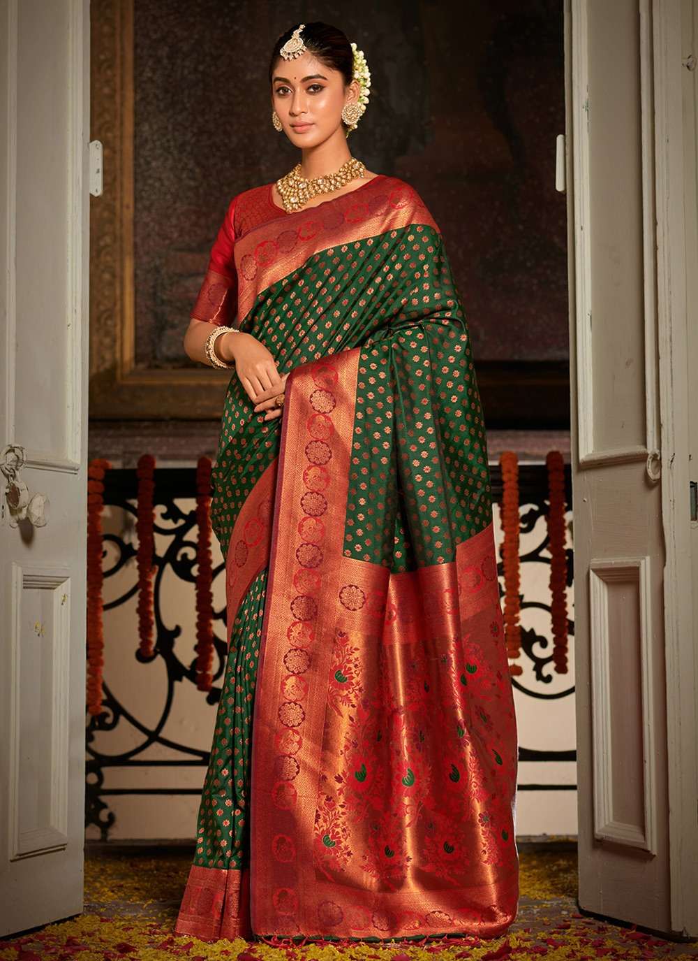 sangam prints shringaar banarsi silk elegant saree catalog