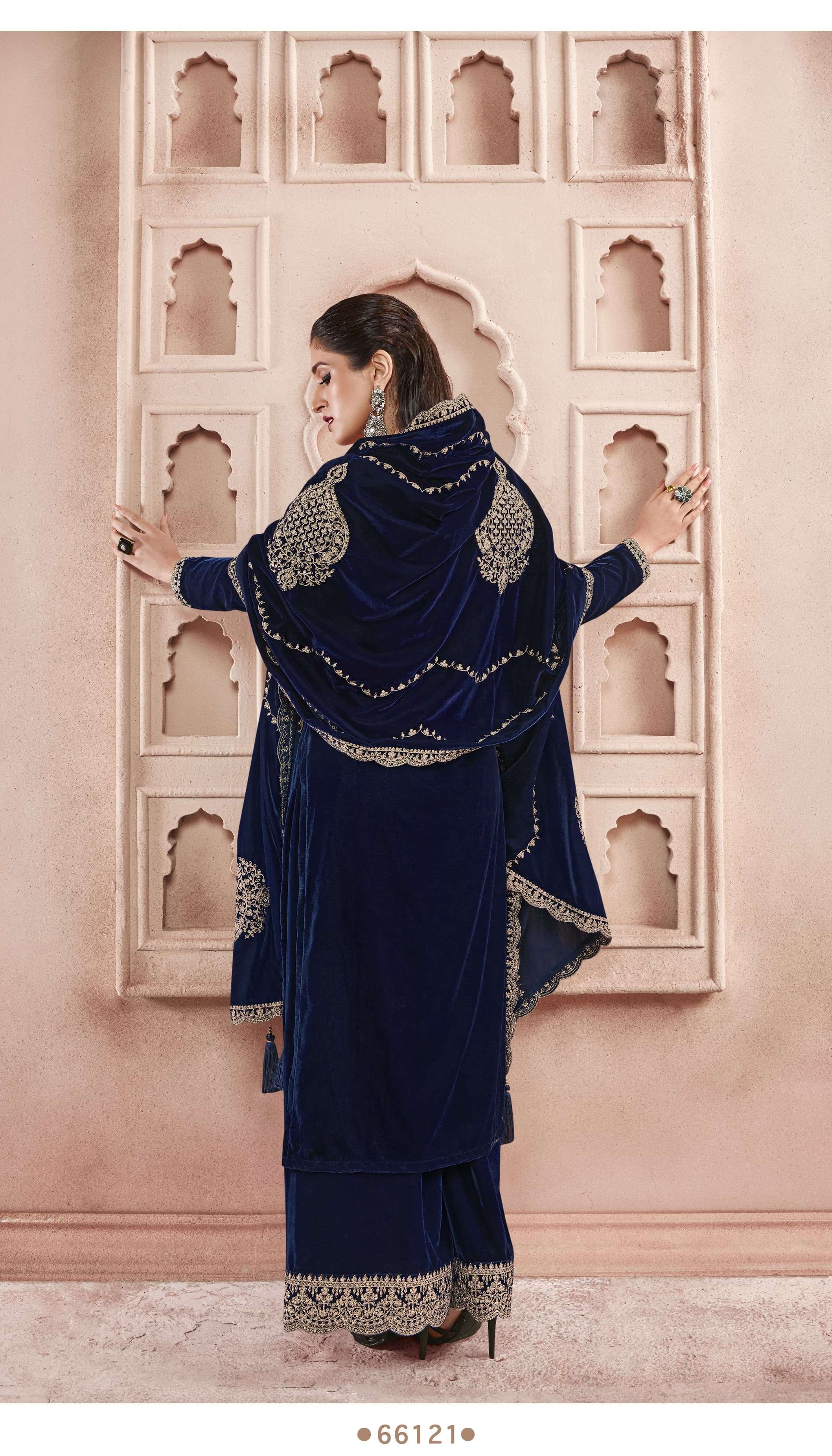 vinay fashion kervin velvet embroidery 3 catchy look salwar suit catalog