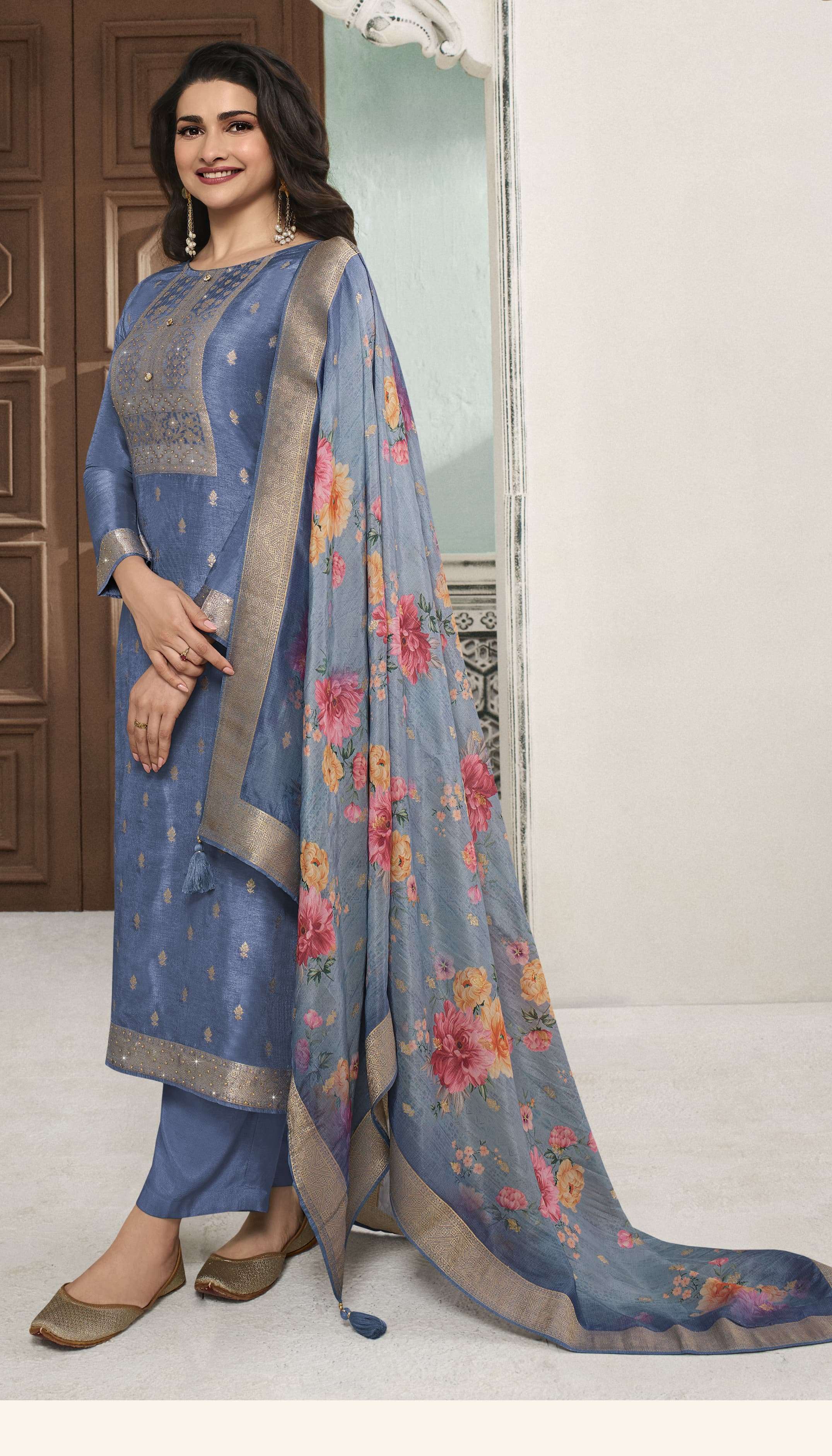 vinay fashion kuleesh zareena 8 dola jaquard exclusive look salwar suit catalog