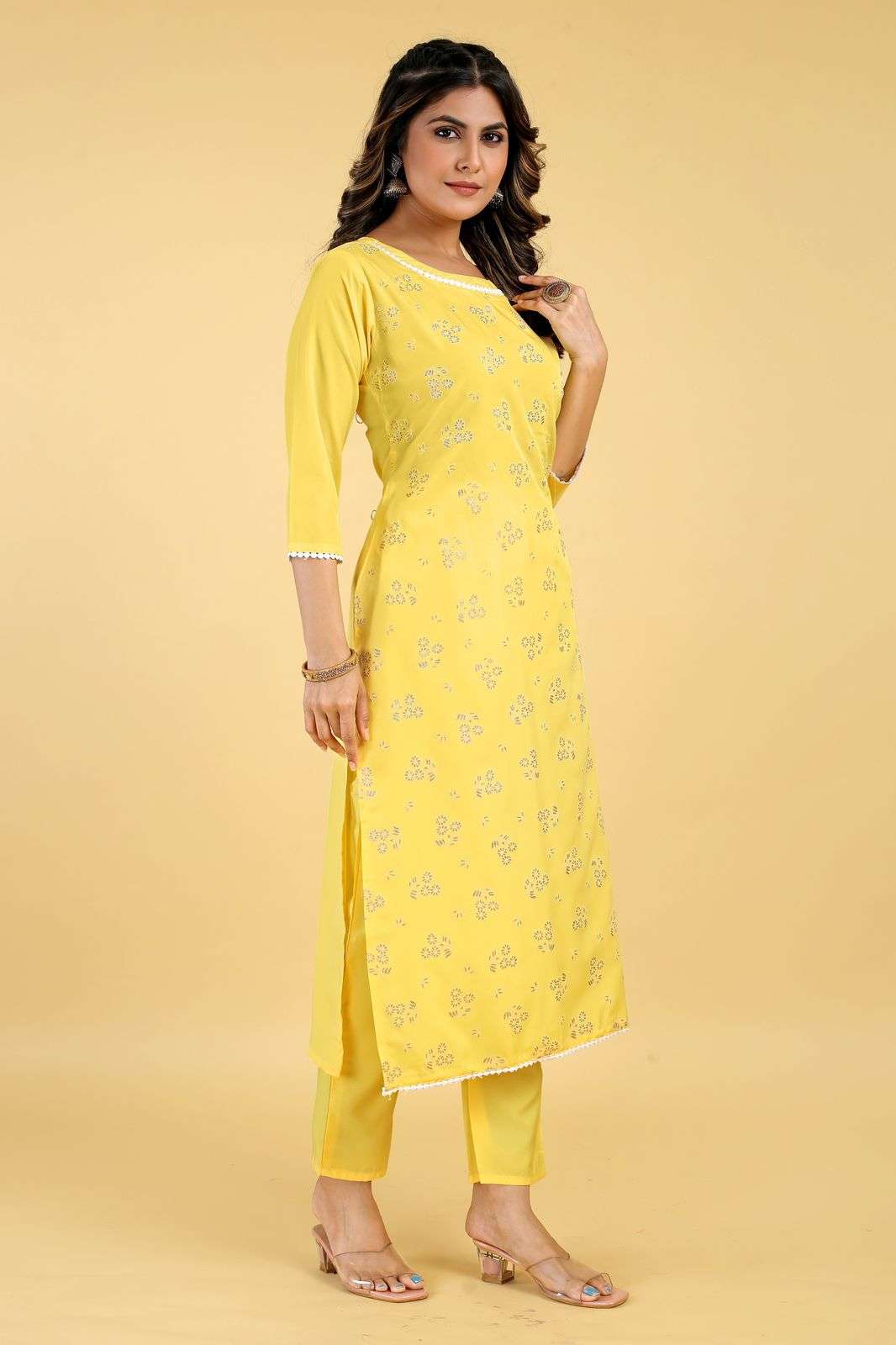 seamore pooja 3 crape decent look kurti bottom catalog