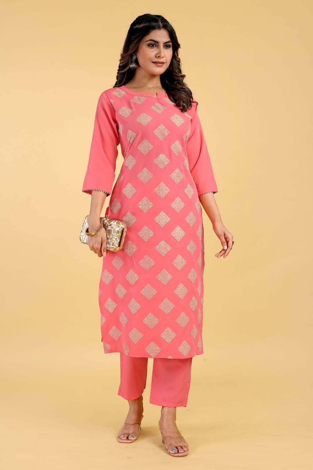 seamore pooja 3 crape decent look kurti bottom catalog