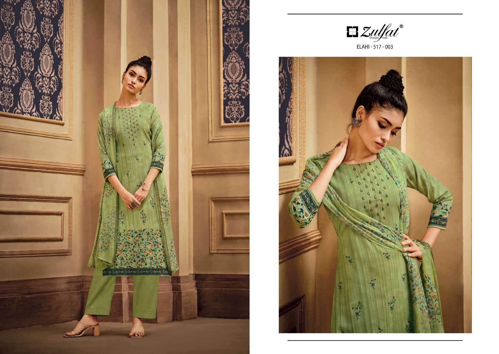 zulfat designer suits elahi wool pashmina elegant look salwqar suit catalog