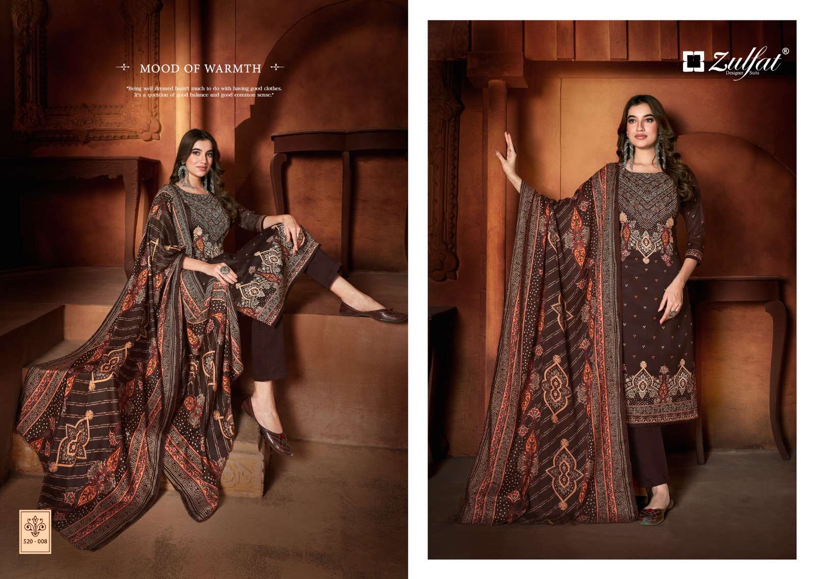 zulfat designer suits riyana wool pashmina elegant look salwqar suit catalog