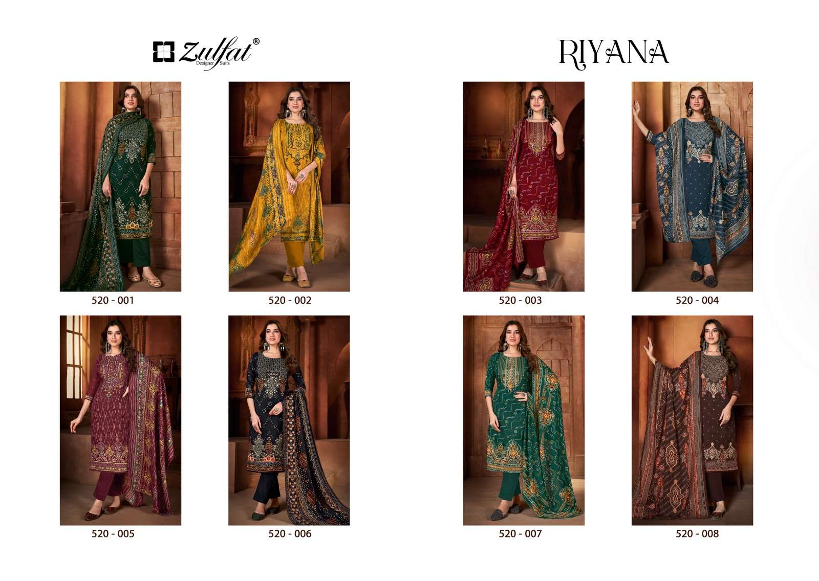 zulfat designer suits riyana wool pashmina elegant look salwqar suit catalog