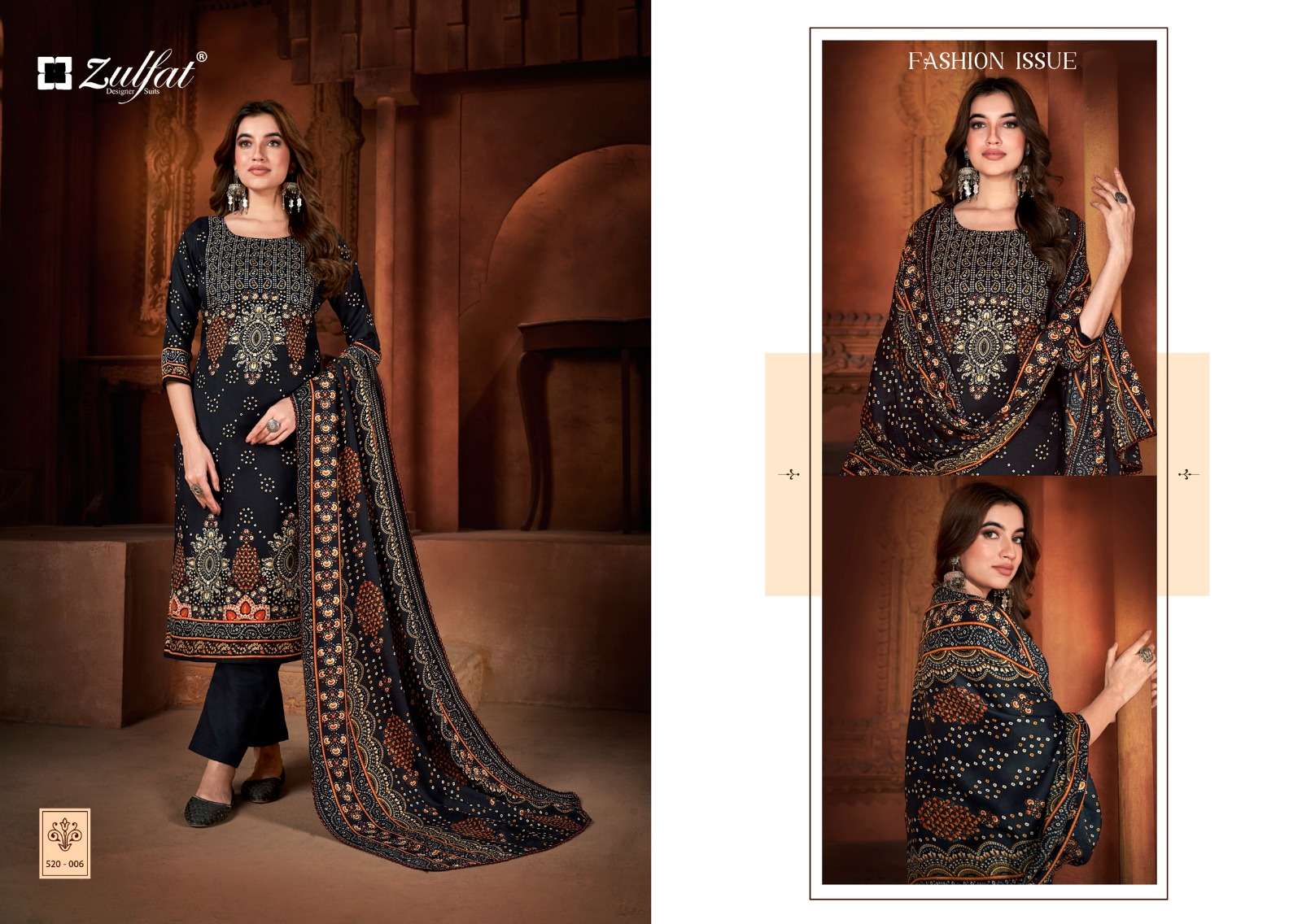 zulfat designer suits riyana wool pashmina elegant look salwqar suit catalog