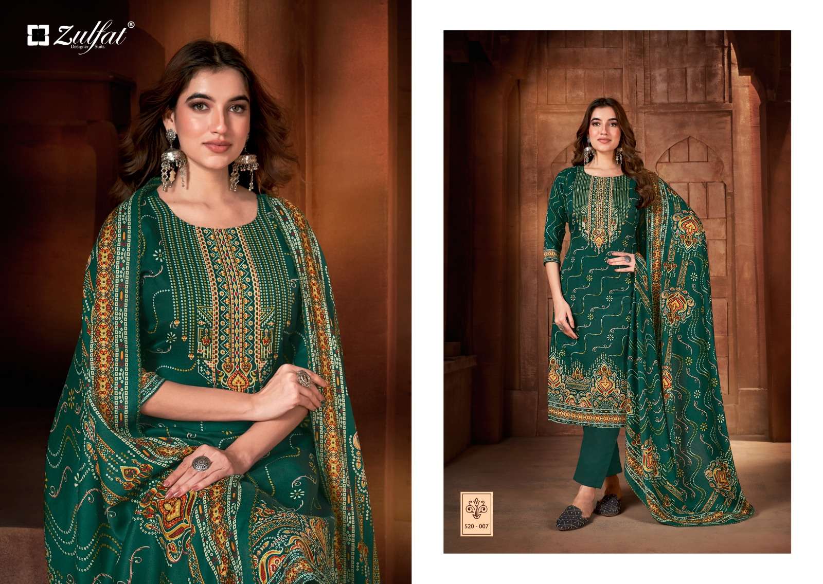 zulfat designer suits riyana wool pashmina elegant look salwqar suit catalog