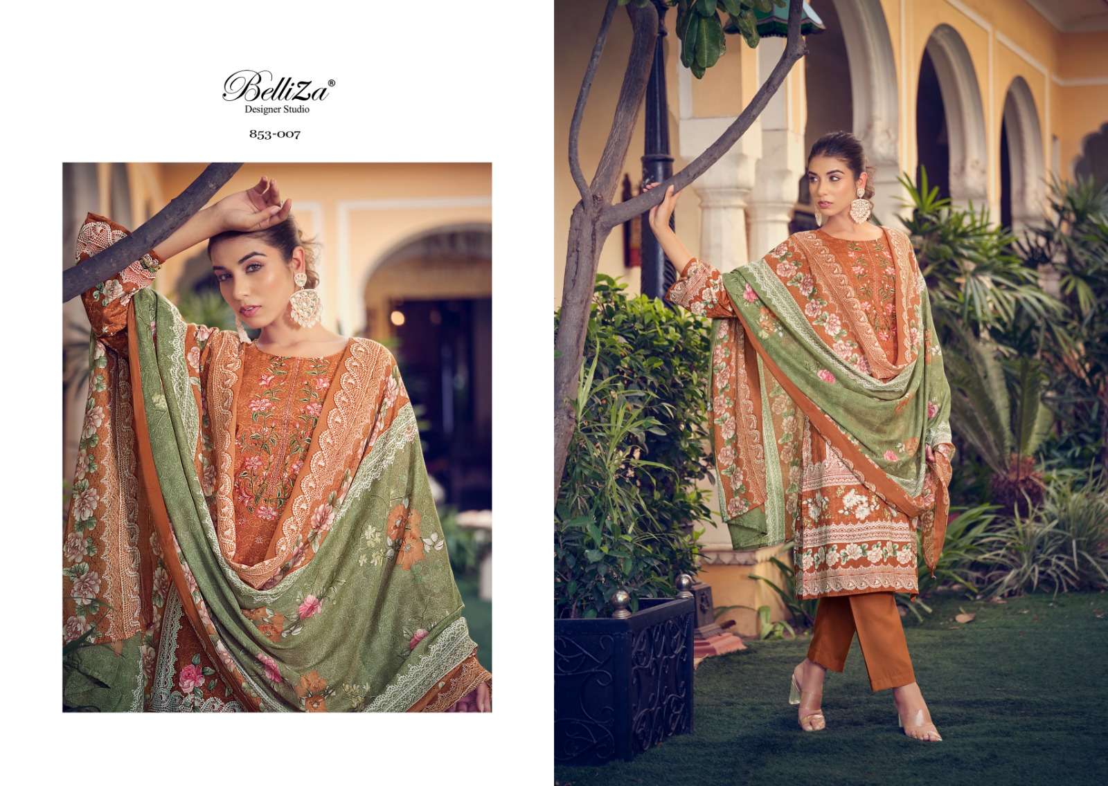 belliza designer studio  naira vol 23 cotton elegant salwar suit catalog