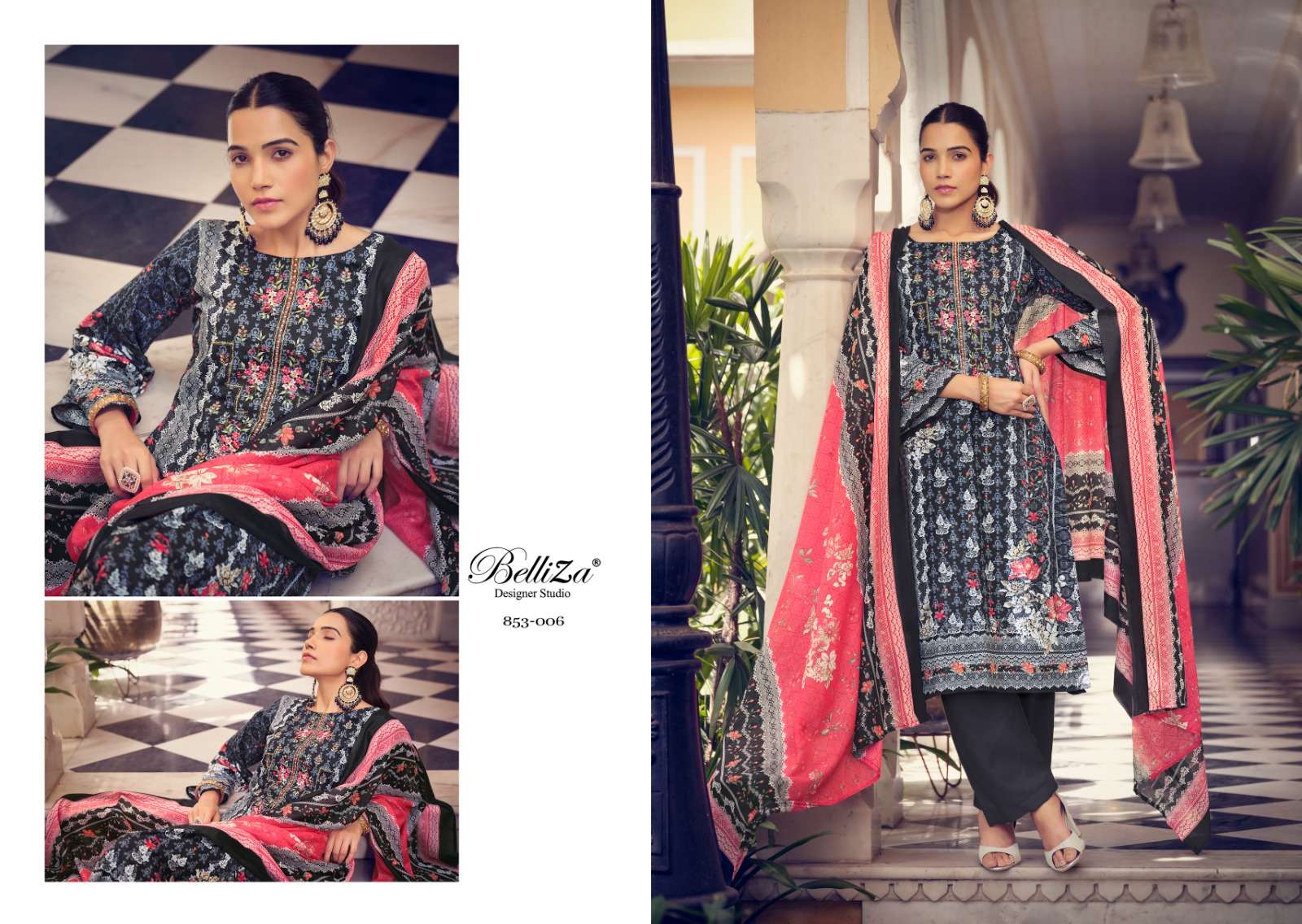 belliza designer studio  naira vol 23 cotton elegant salwar suit catalog