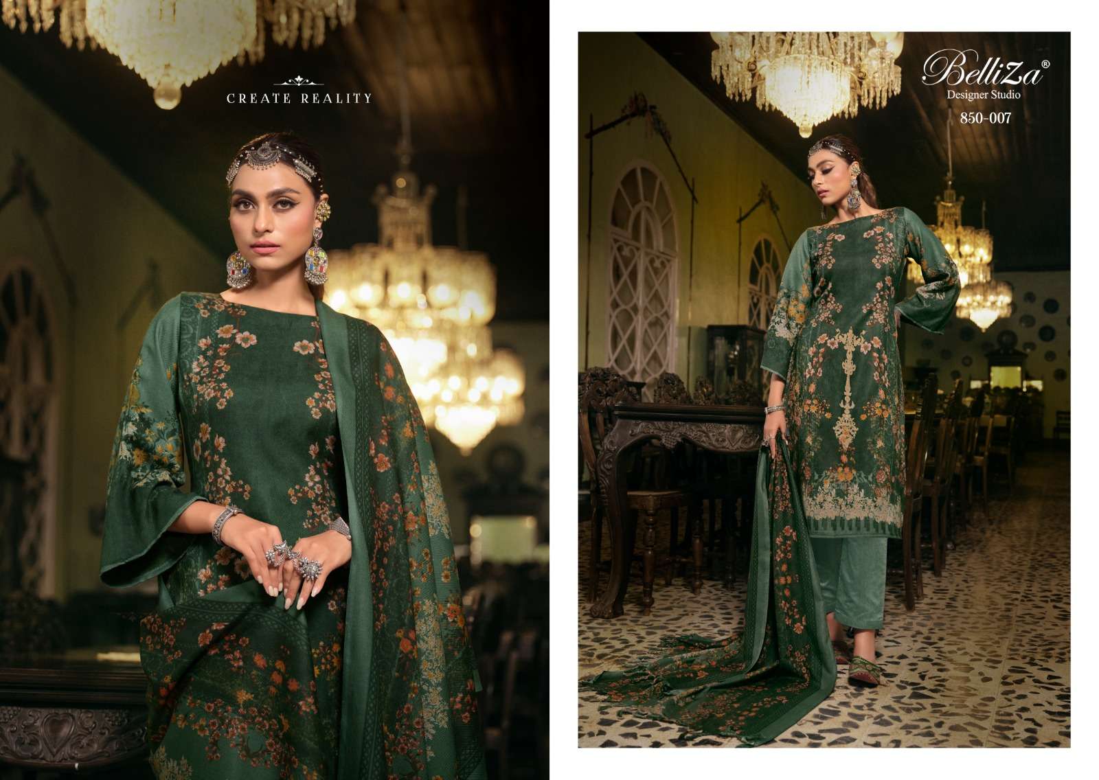 belliza designer studio qurbat wool winter alpine elegant salwar suit catalog