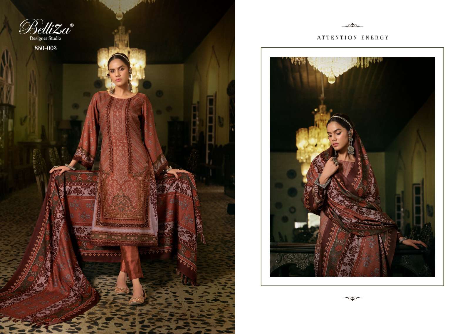 belliza designer studio qurbat wool winter alpine elegant salwar suit catalog