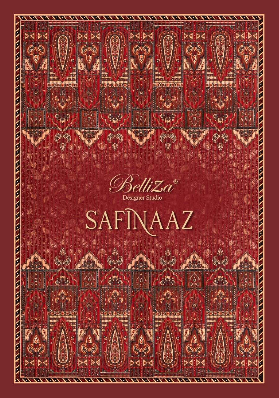 belliza designer studio safinaaz velvet graceful look salwar suit catalog