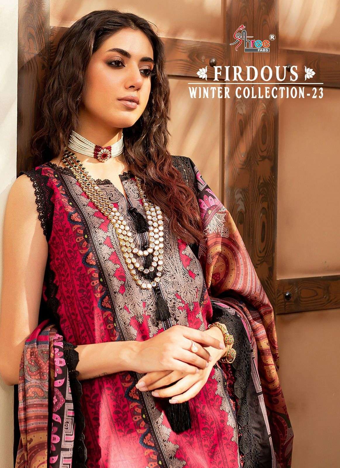 shree fabs FIRDOUS WINTER COLLECTION 23 pashmina elegant salwar suit catalog