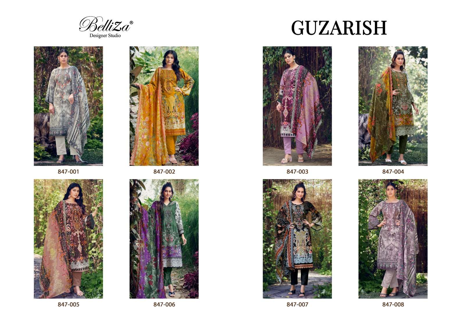 belliza designer studio  guzarish cotton ecxlusive print salwar suit catalog