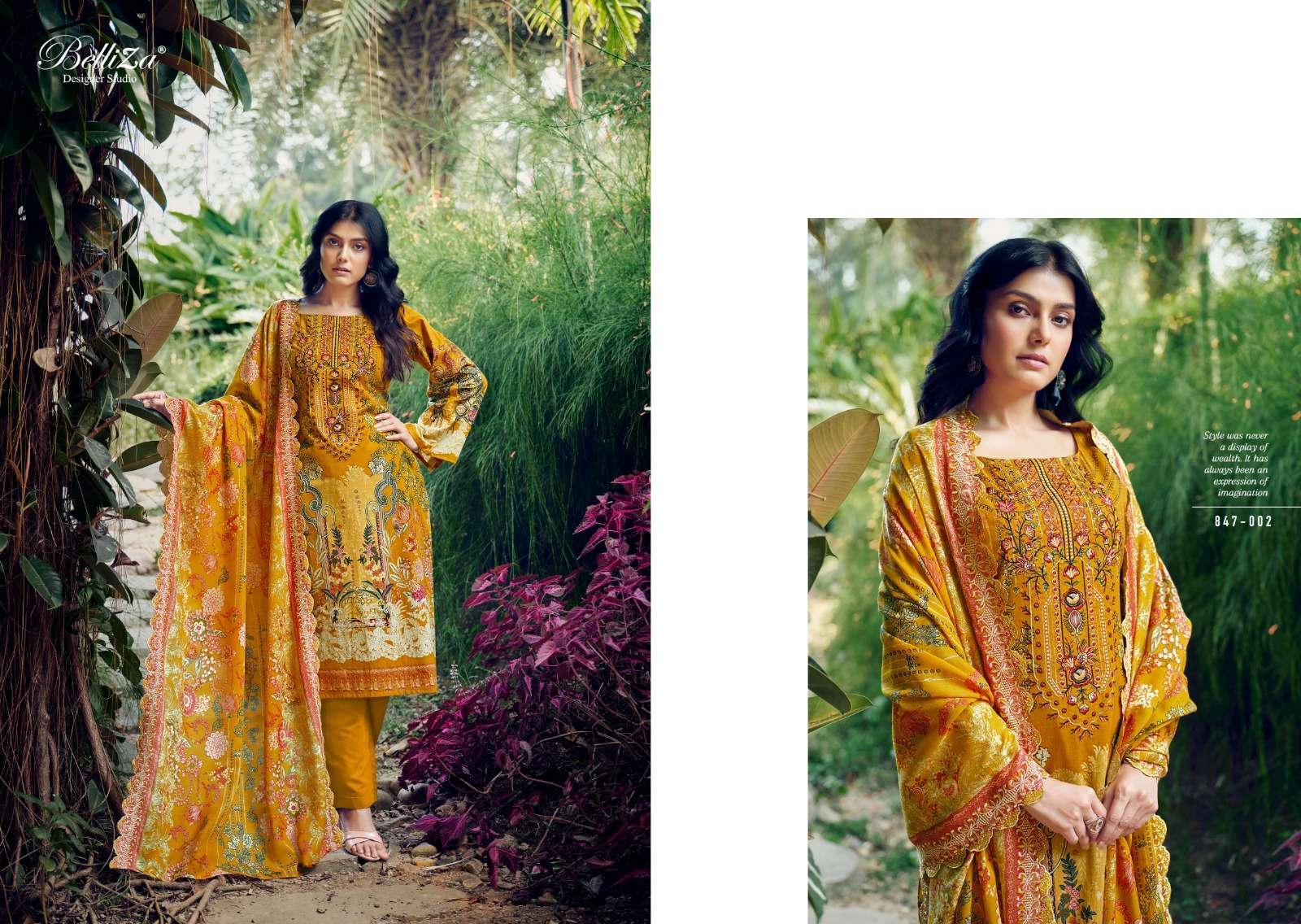 belliza designer studio  guzarish cotton ecxlusive print salwar suit catalog