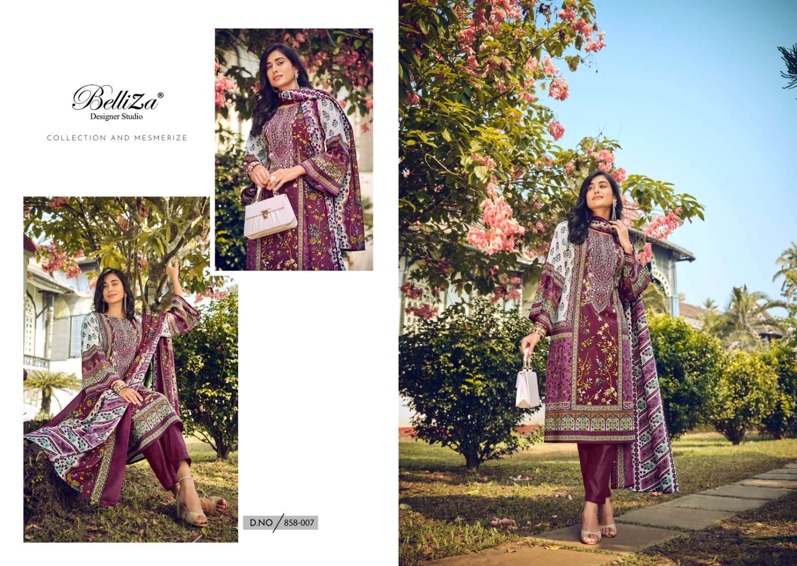 belliza designer studio naira vol 24 cotton elegant salwar suit catalog