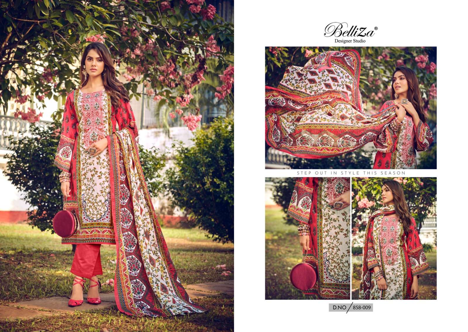 belliza designer studio naira vol 24 cotton elegant salwar suit catalog