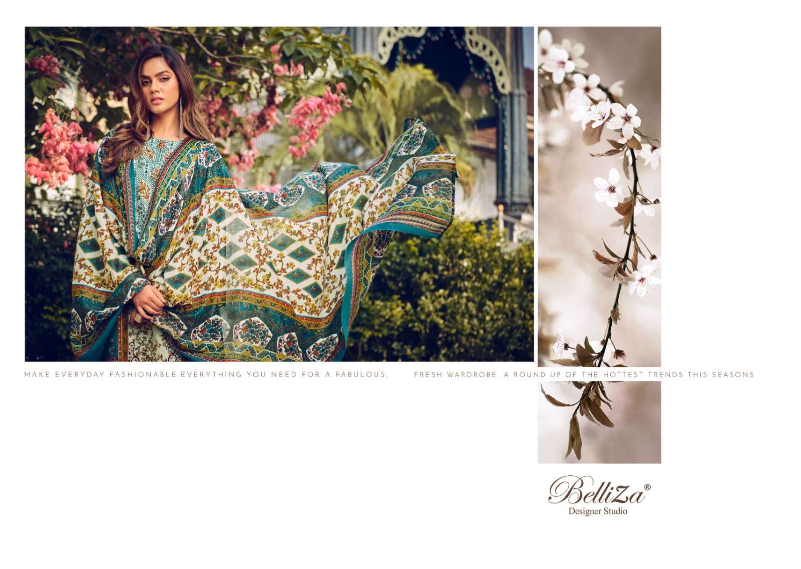 belliza designer studio naira vol 24 cotton elegant salwar suit catalog