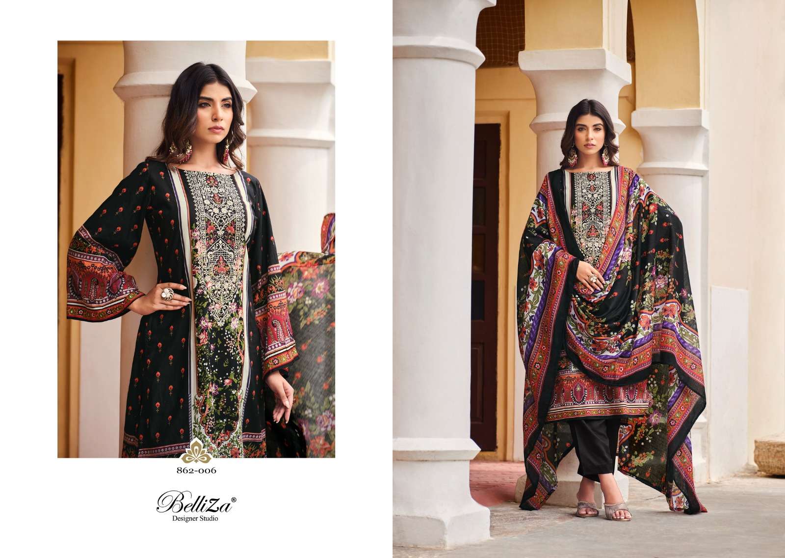 belliza designer studio naira vol 25 cotton ecxlusive print salwar suit catalog