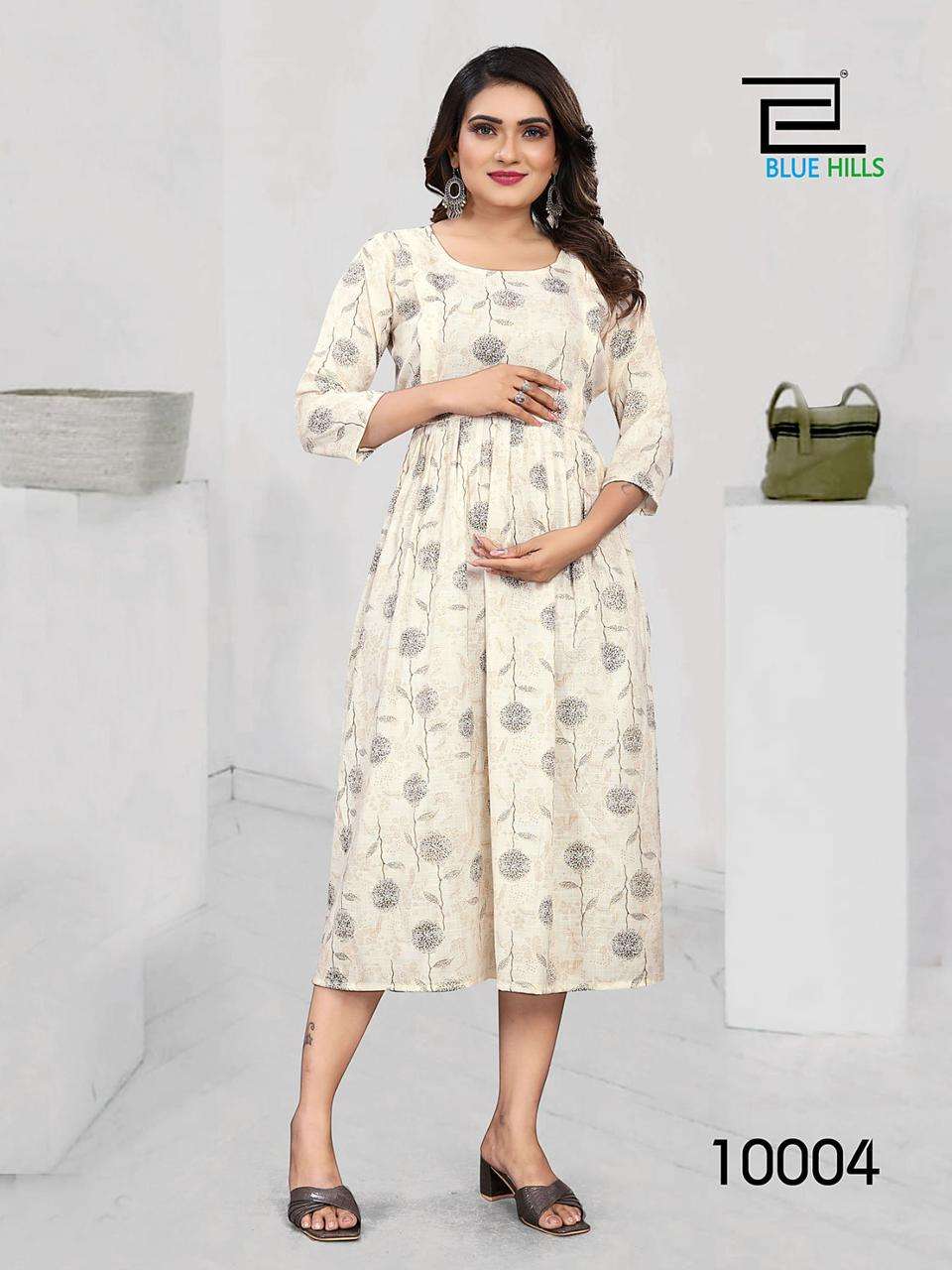 blue hills happiness vol 10 rayon attrective look kurti catalog