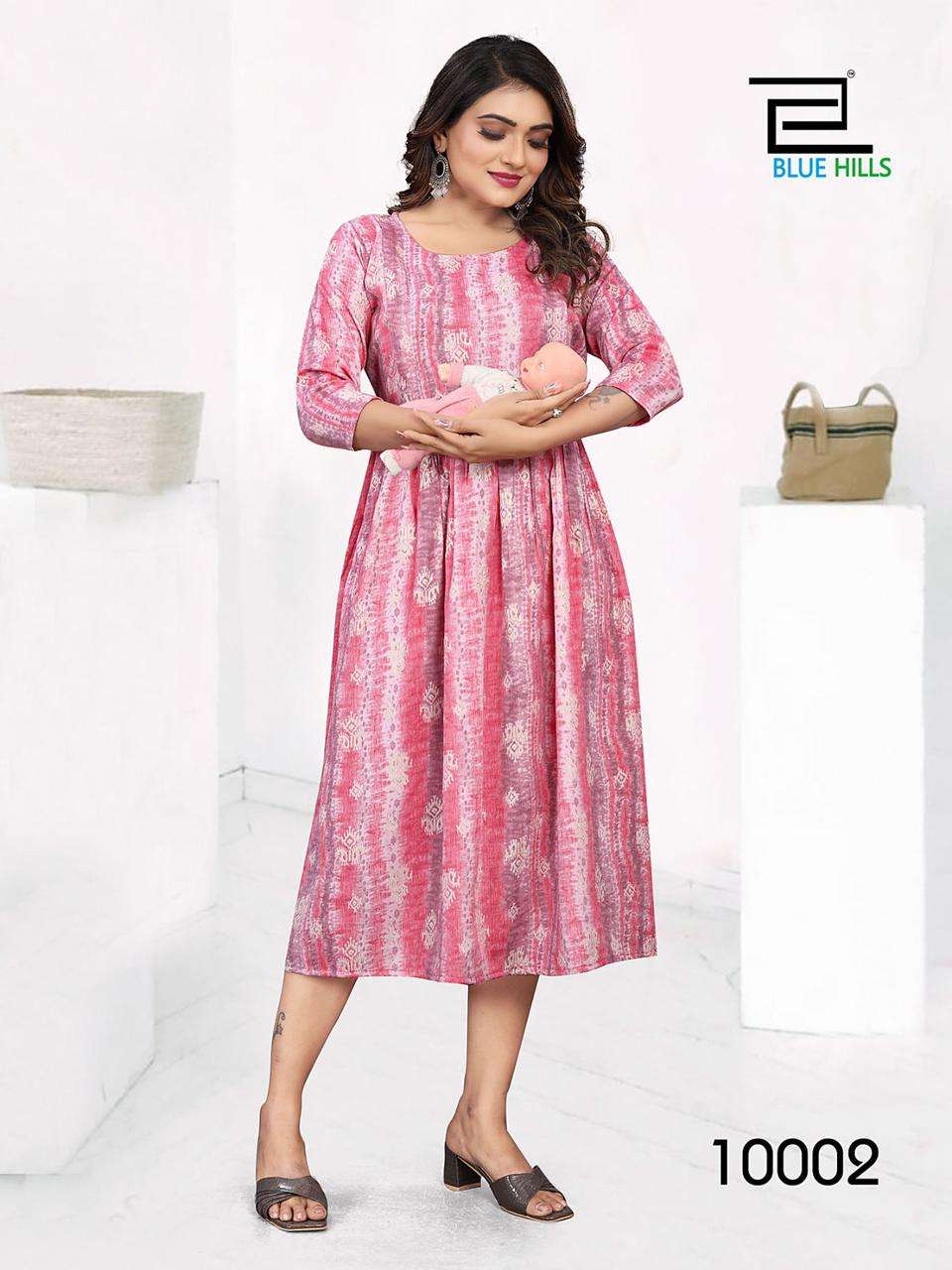 blue hills happiness vol 10 rayon attrective look kurti catalog