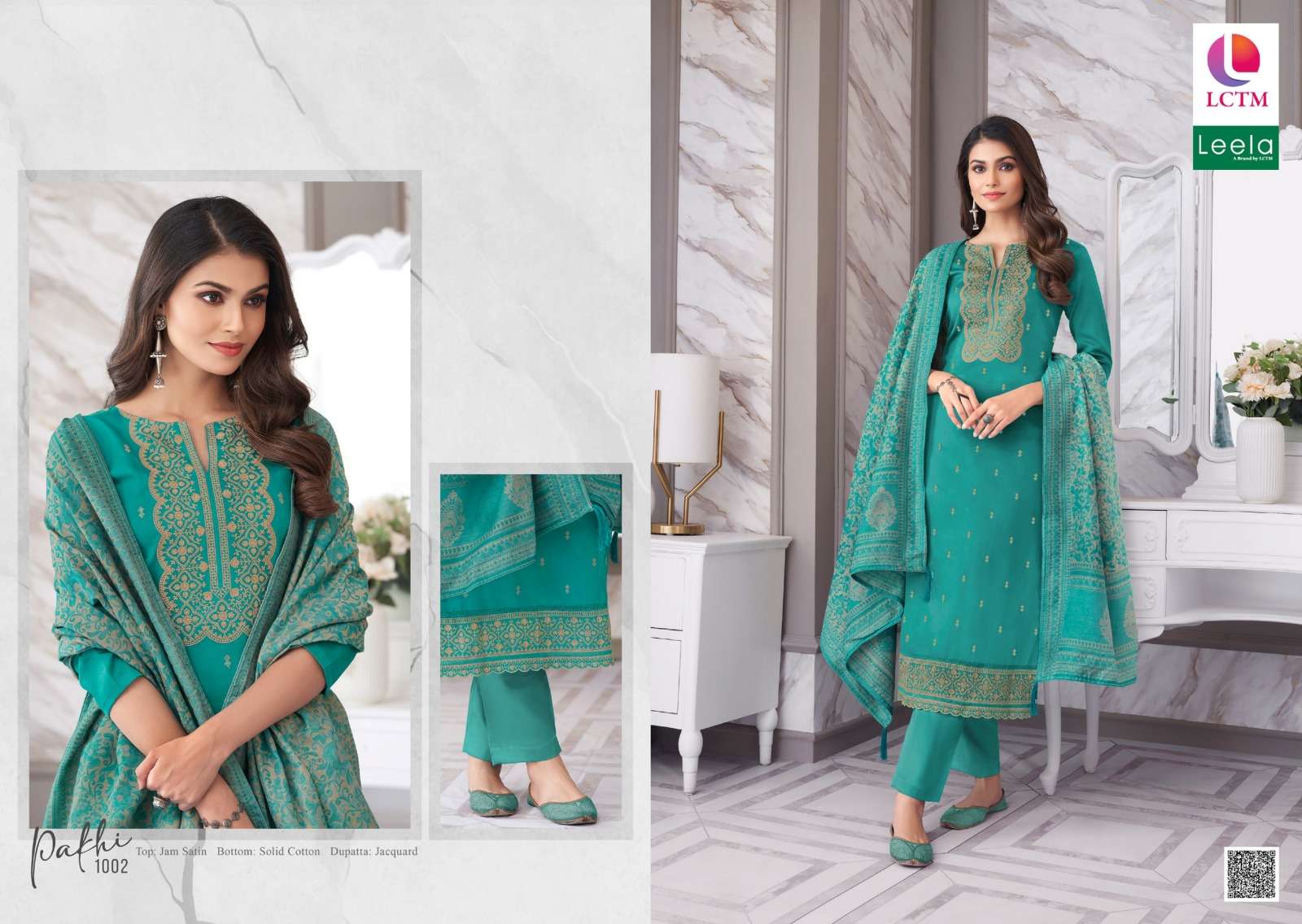 lctm overseas pakhi jam satin innovative look salwar suit catalog