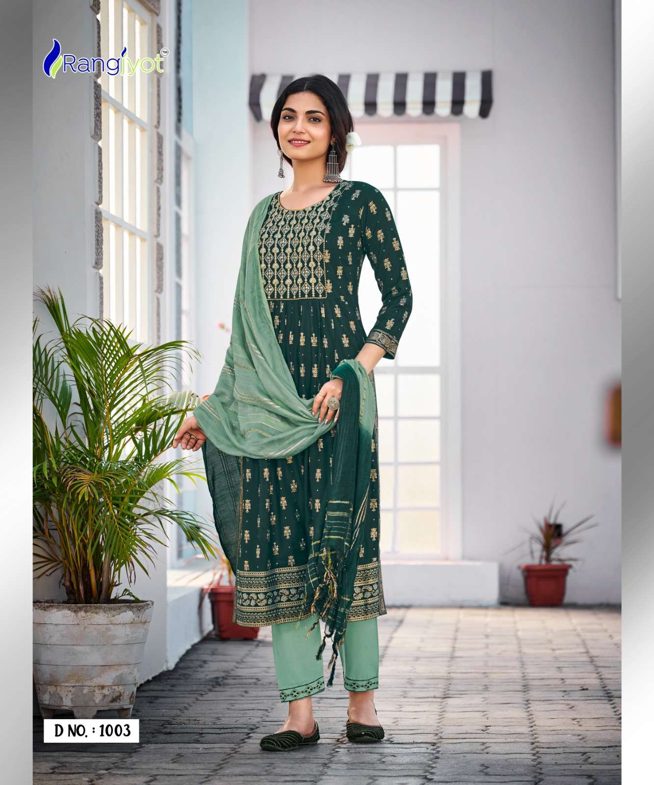 rangjyot rangmanch vol 2beautiful look kurti  with pant  dupatta catalog