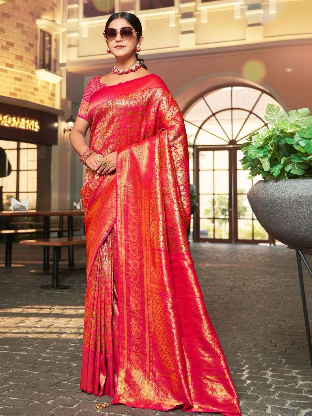 sangam prints vaibhavi silk vol 5 kanjivaram silk regal saree catalog