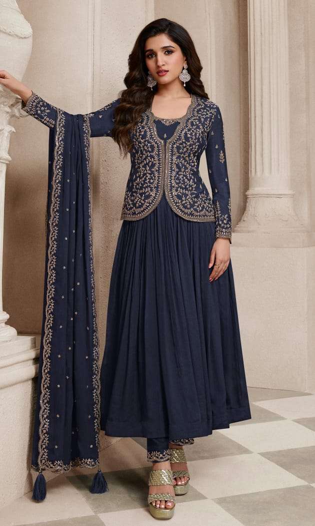 vinay fashion kuleesh sabina chinon decent embroidery look salwar suit catalog