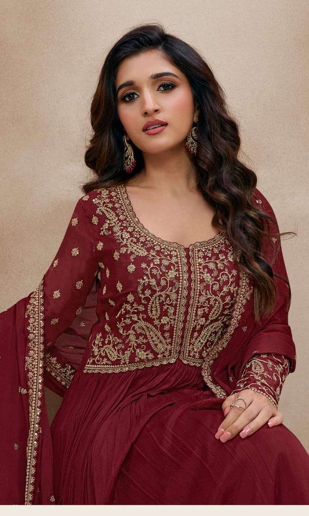 vinay fashion kuleesh sabina chinon decent embroidery look salwar suit catalog