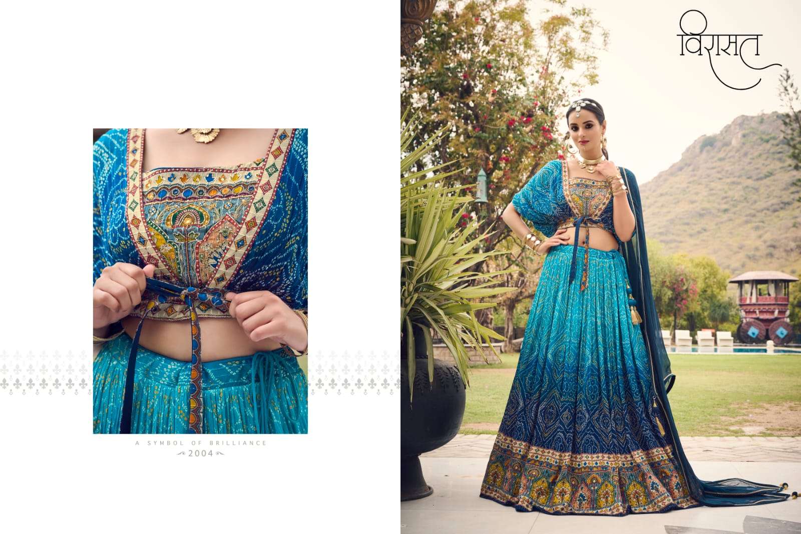 virasat arunima chinon beautiful look lehenga choli catalog