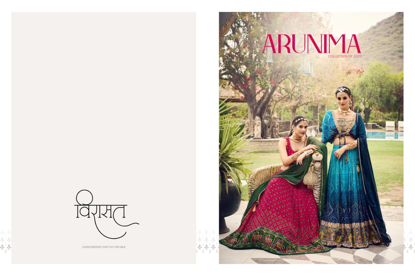 virasat arunima chinon beautiful look lehenga choli catalog