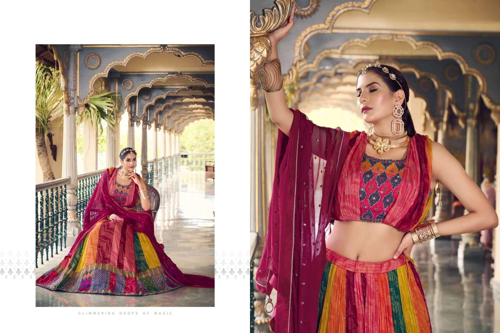 virasat arunima chinon beautiful look lehenga choli catalog