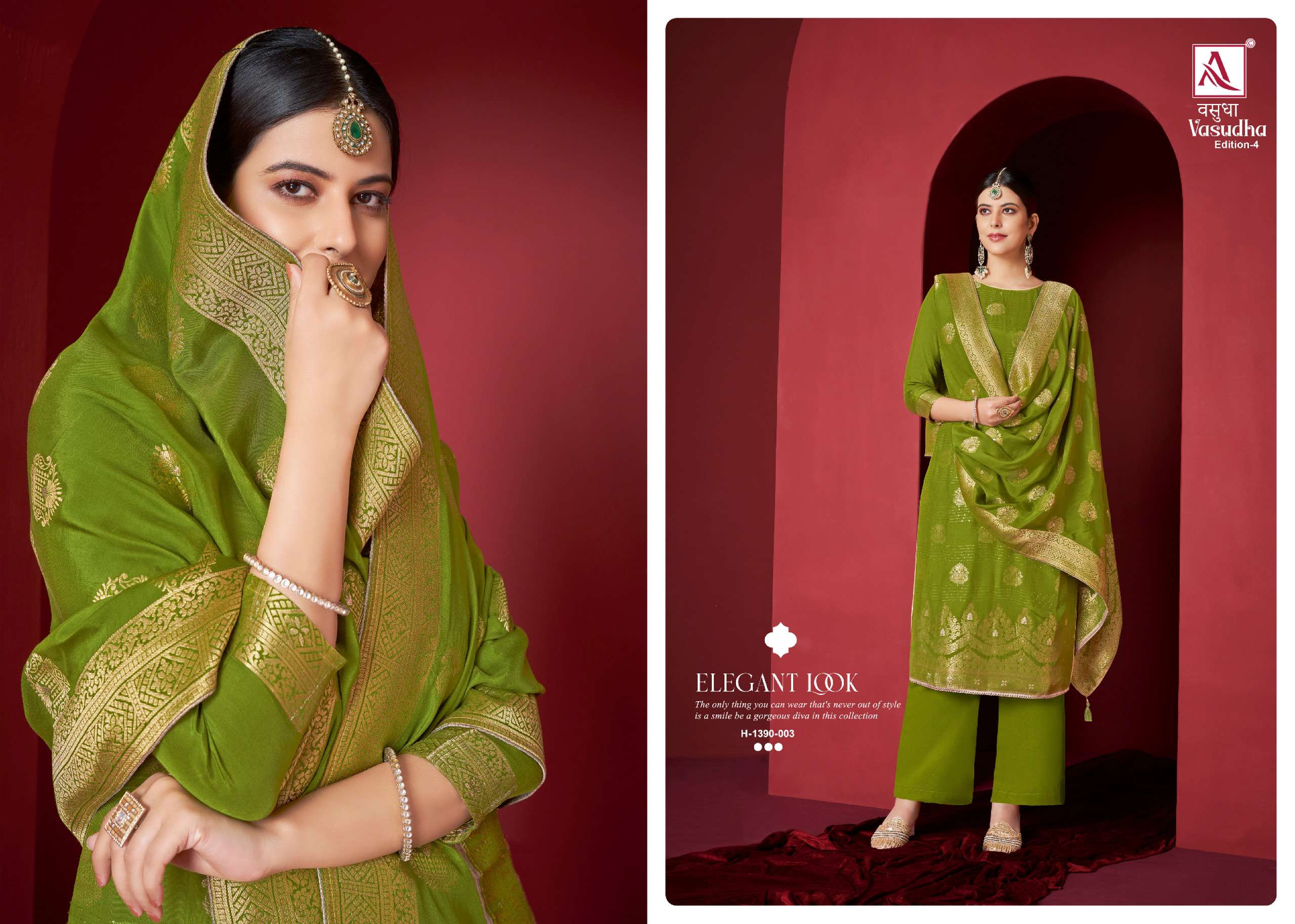 alok suit vasudha 4 viscose muslin elegant salwar suit catalog