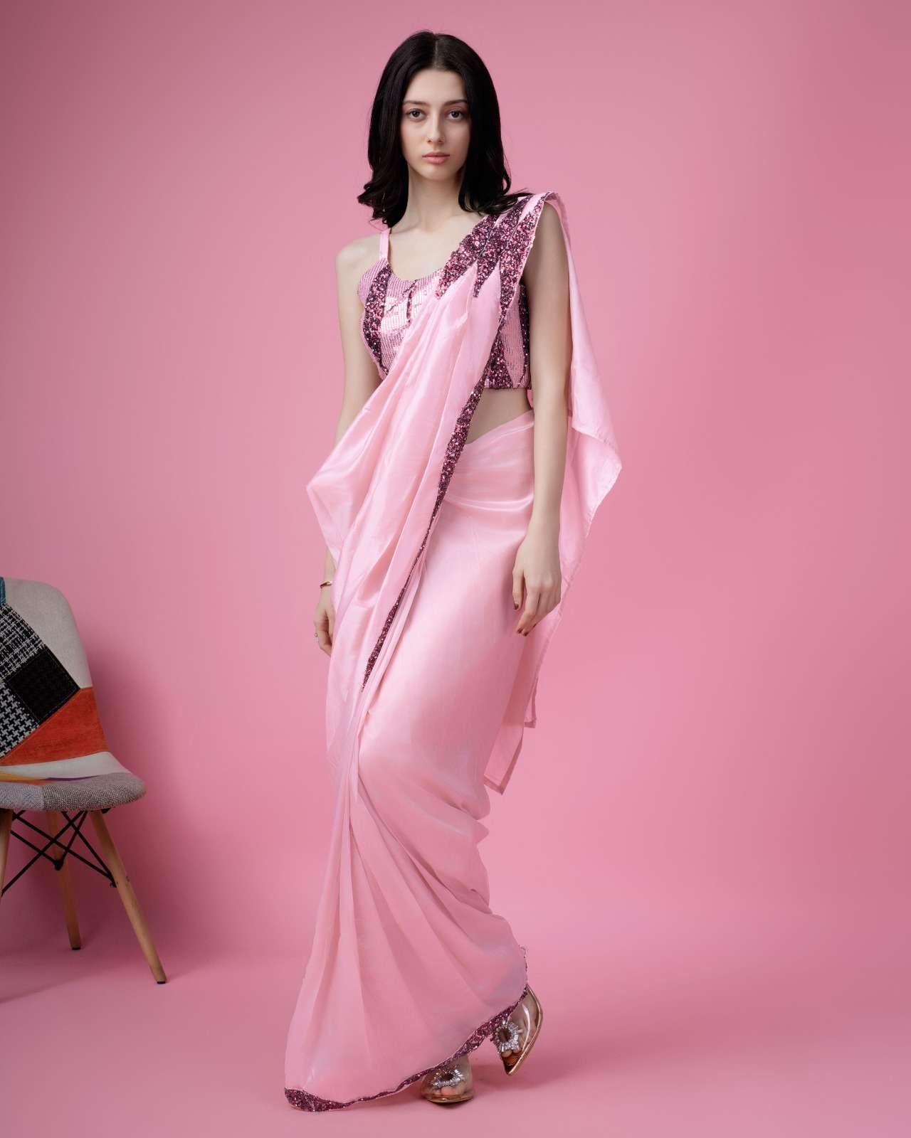 amoha trendz D NO 313 silk beautiful look saree catalog