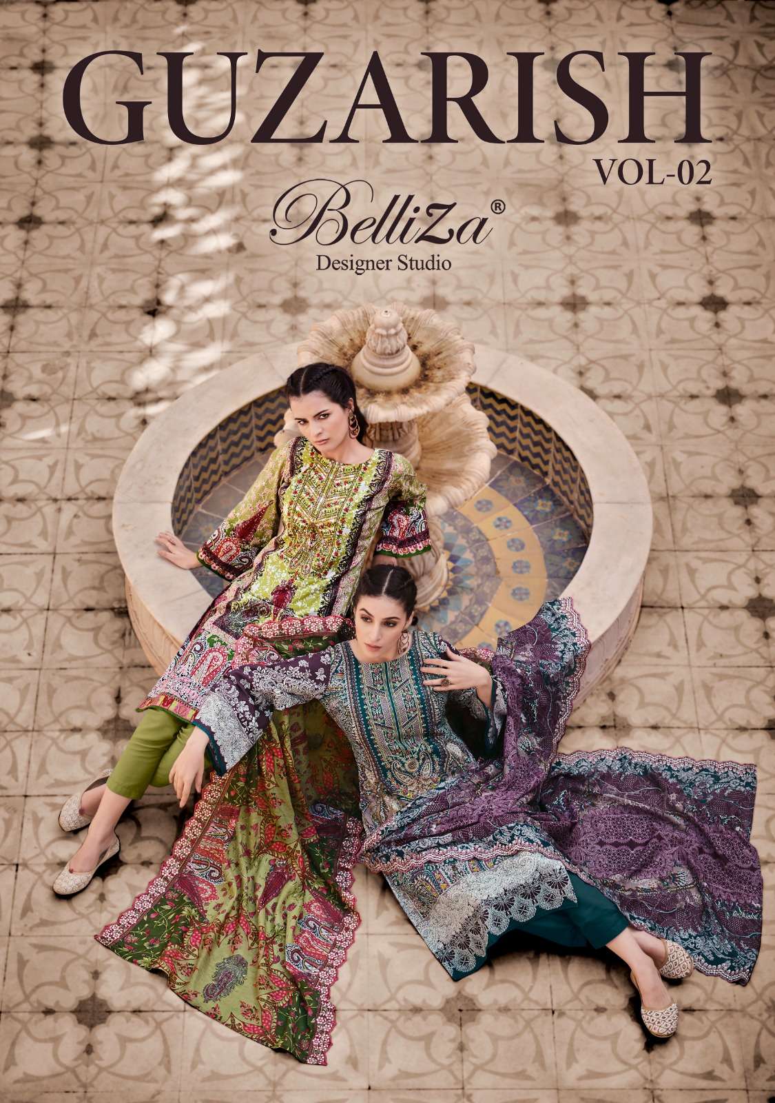 belliza designer studio  guzarish  vol 2 cotton ecxlusive print salwar suit catalog