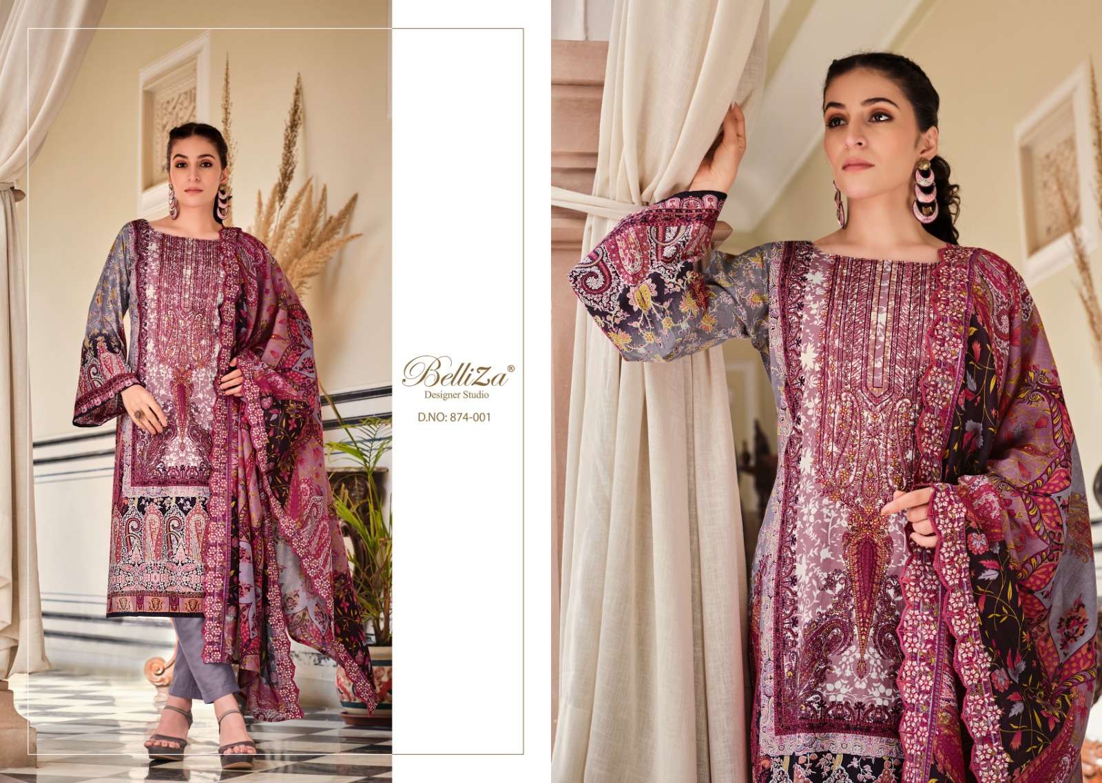 belliza designer studio  guzarish  vol 2 cotton ecxlusive print salwar suit catalog