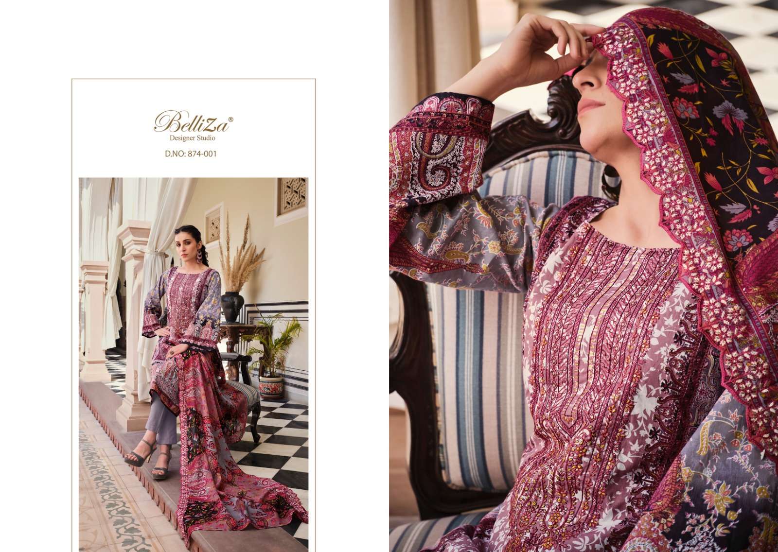 belliza designer studio  guzarish  vol 2 cotton ecxlusive print salwar suit catalog