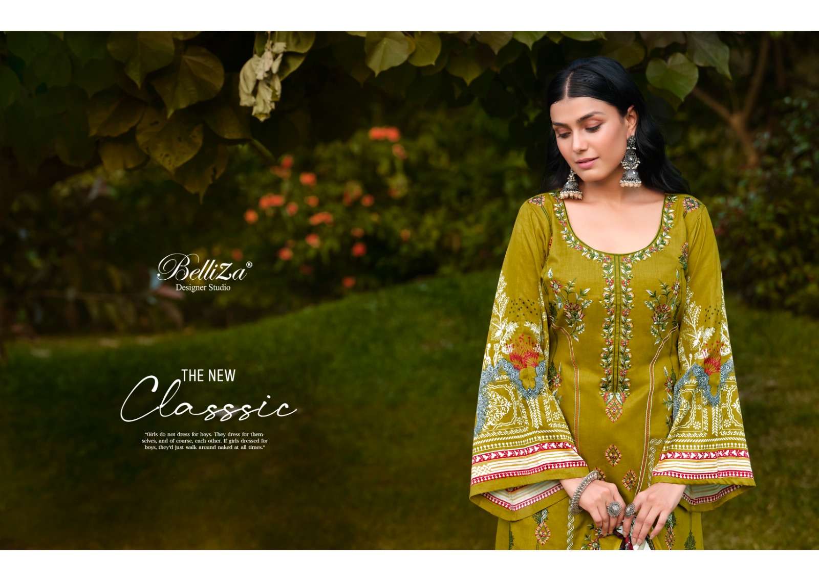 belliza designer studio lavnya mal mal cotton elegant salwar suit catalog