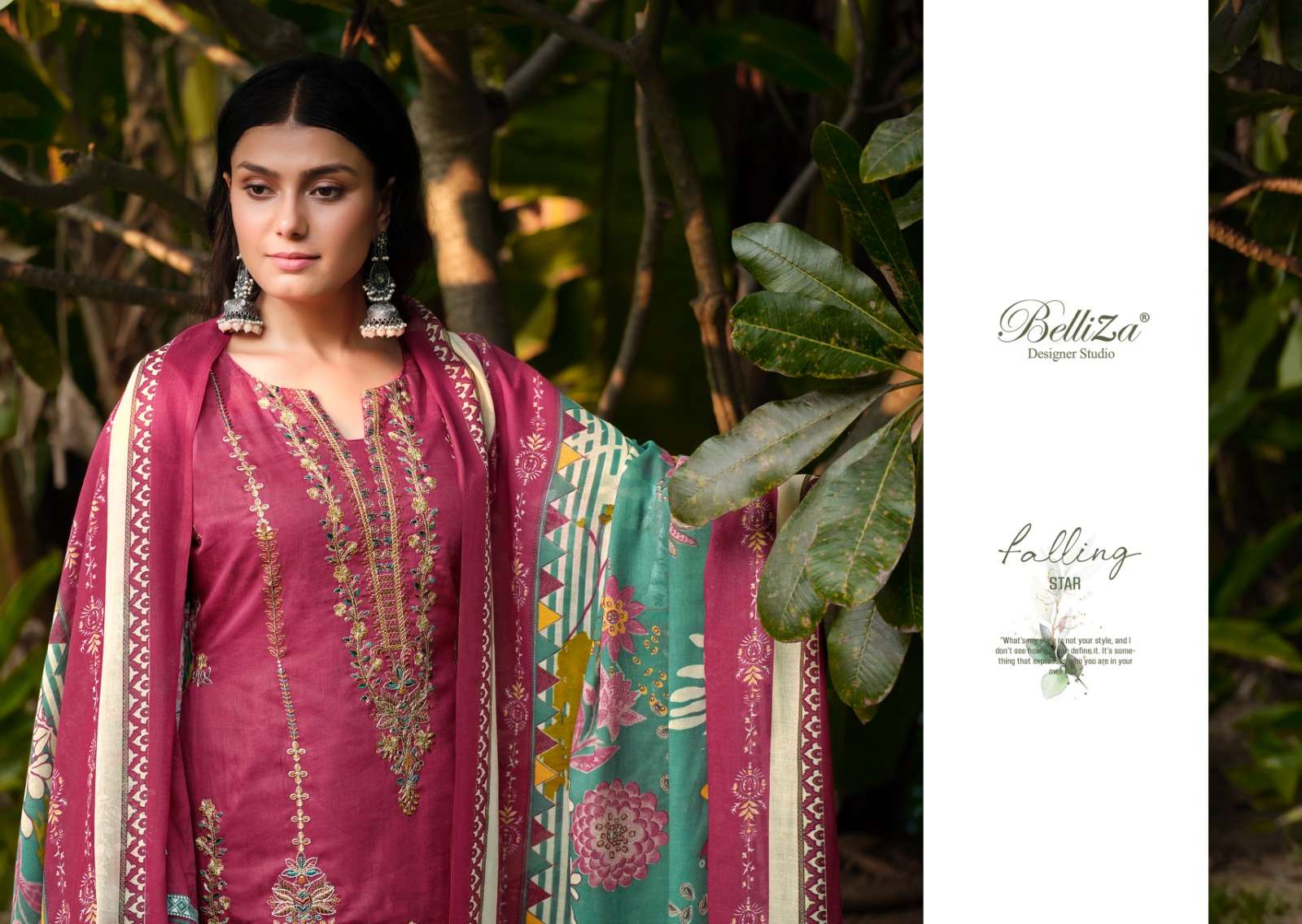 belliza designer studio lavnya mal mal cotton elegant salwar suit catalog