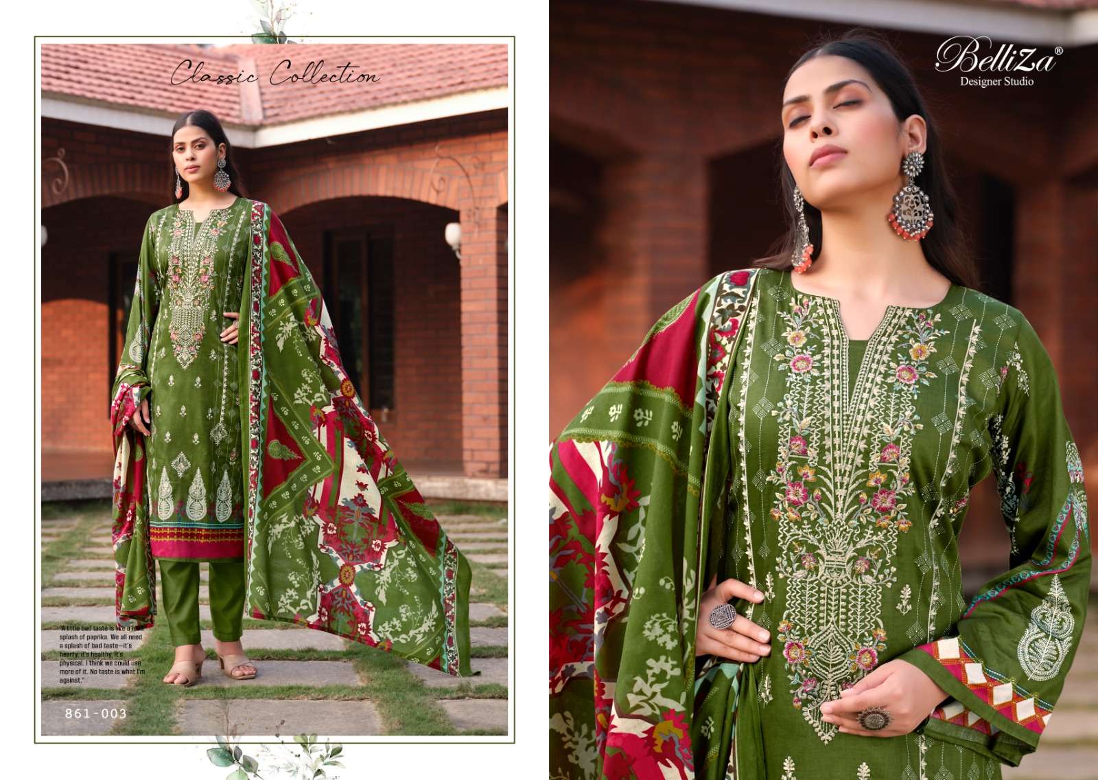 belliza designer studio lavnya mal mal cotton elegant salwar suit catalog