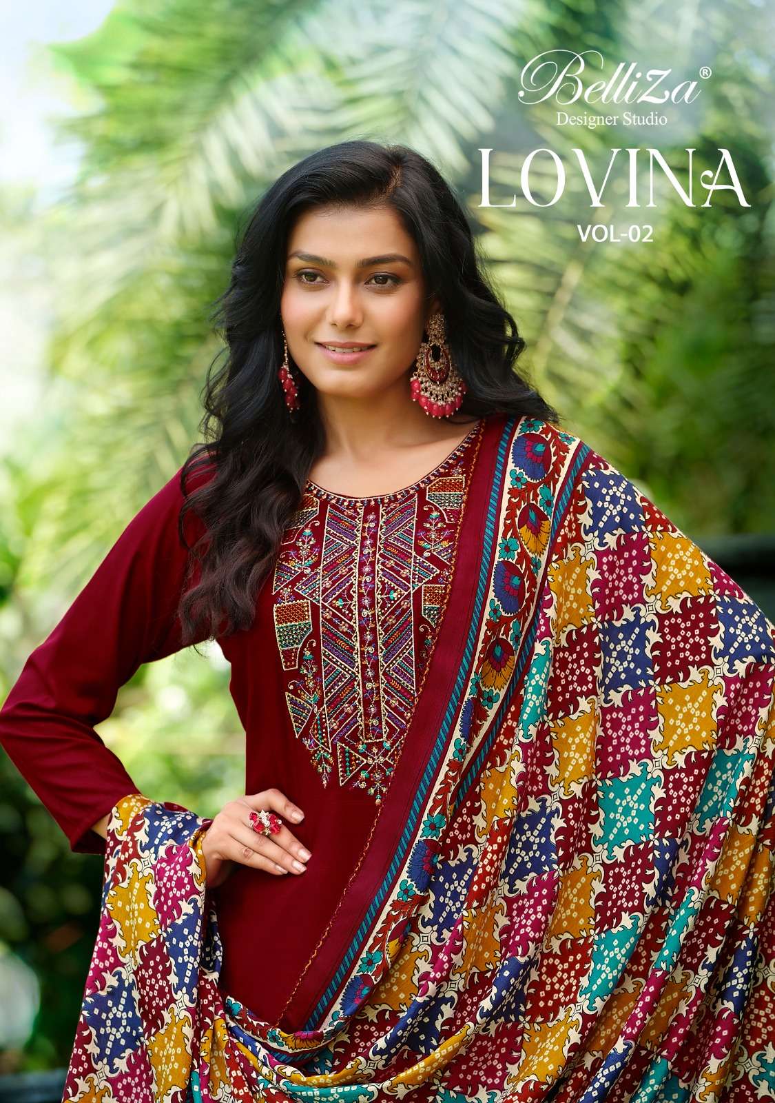 belliza designer studio lovina vol 2 viscose elegant look salwar suit catalog