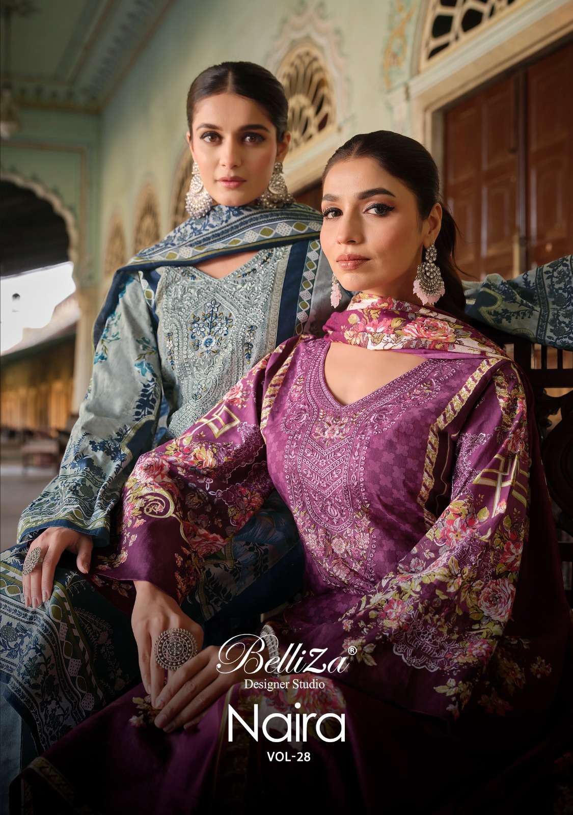 belliza designer studio  naira vol 28 cotton elegant salwar suit catalog