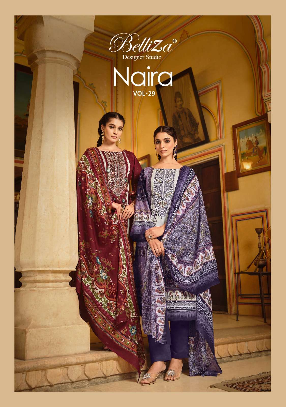 belliza designer studio  naira vol 29 cotton ecxlusive print salwar suit catalog